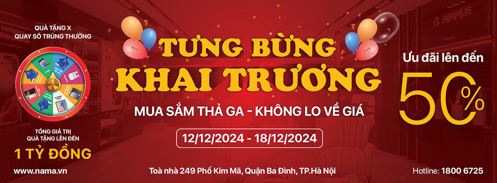 Khai trương Nam Á Store 249 Kim Mã vào ngày 12/12/2024 - Điểm đến mới cho trải nghiệm mua sắm tuyệt vời